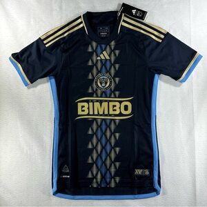 Philadelphia Union Adidas Authentic Aeroready Soccer Jersey Team XS Slim Bimbo